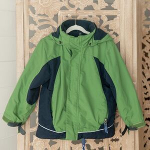 Lands' End‎ Hooded Fleece Lined Jacket size M (5-6)